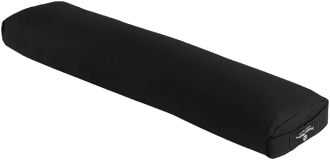 Hugger Mugger Pranayama Yoga Bolster - Very Firm, use Under Length of Spine for Deeper Breathing or Under Ankles, Handmade in The USA-GravixFit