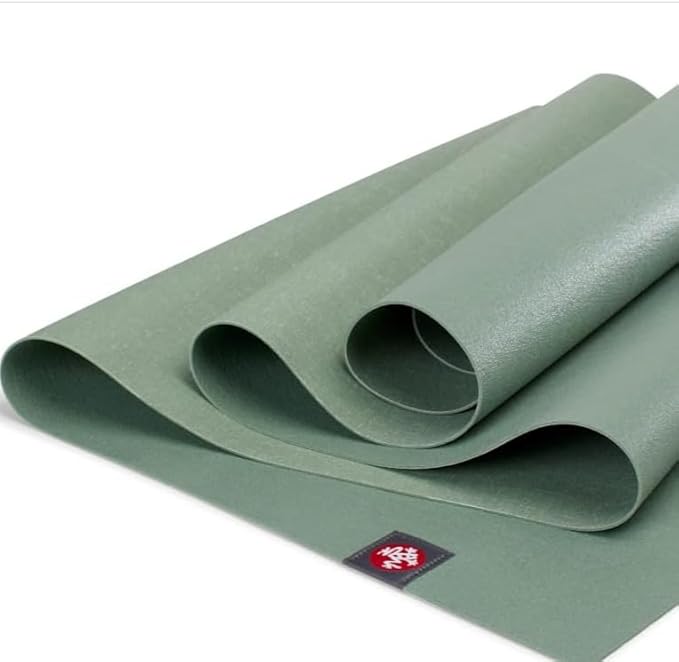 Manduka eKO SuperLite Yoga Mat - 1.5mm Natural Rubber | Foldable & Travel Friendly | Soft Textured Surface | Eco-friendly-GravixFit