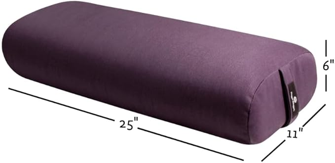 Hugger Mugger Standard Yoga Bolster - Firm, Supportive, Handmade, Durable-GravixFit