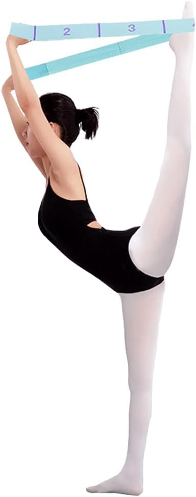 11 Loops Stretch band - Yoga, Pilates, Ballet, and Physical Therapy Stretching strap for Flexibility, Leg Stretching, and Exercise - Durable Stretching equipment for Dance and Fitness-GravixFit