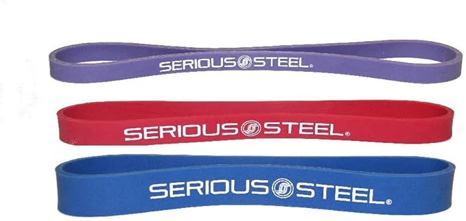 Serious Steel Fitness 12 inch Resistance Band - Deadlift & Hip Band for Glute Activation & Dynamic Warm Up-GravixFit
