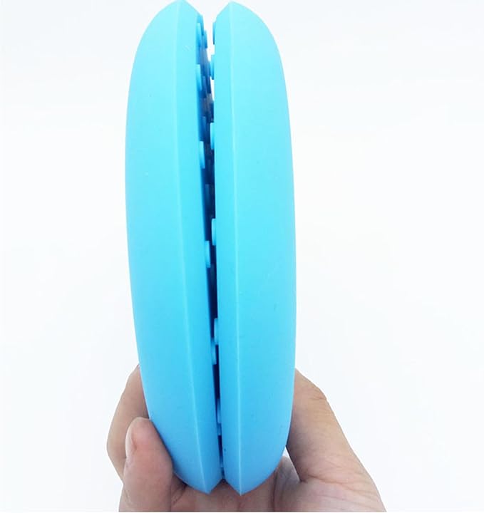 Silicone disc yoga anti-slip mat, fitness sports knee and elbow pads disc mat(Light Blue)-GravixFit