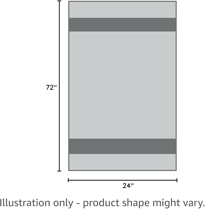 IBL-Yoga Towel, Hot Yoga Mat Towel - Sweat Absorbing Non-Slip for Hot Yoga, Pilates and Workout, 24x72 inches with Grip-GravixFit