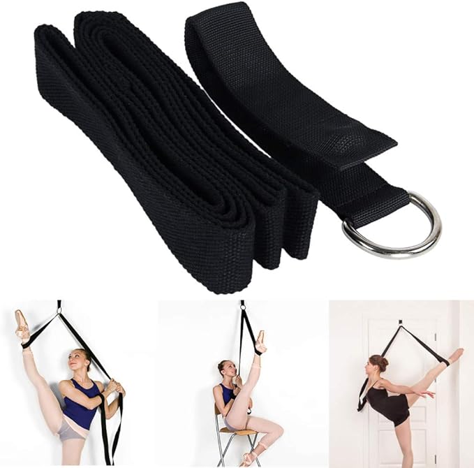 Leg Stretcher, Door Flexibility & Stretching Leg Strap - Great for Ballet Cheer Dance Gymnastics or Any Sport Leg Stretcher Door Flexibility Trainer Premium Stretching Equipment-GravixFit