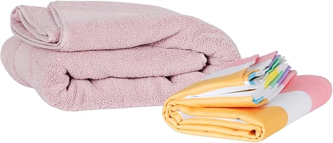 Dock & Bay Beach Towel - Quick Dry, Sand Free - Compact, Lightweight - 100% Recycled - Includes Bag - Summer - Unicorn Waves - Large (160x90cm, 63x35)-GravixFit