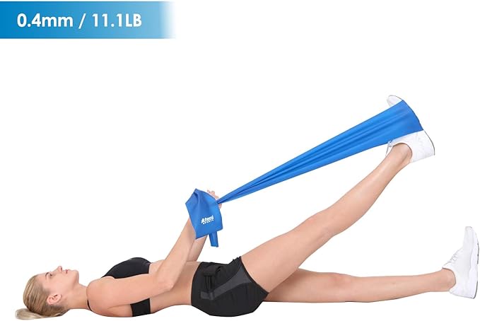 Exercise Bands for Physical Therapy | Resistance Band for Fitness, Yoga, Pilates | Long Resistance Bands for Working Out | Elastic Band for Exercise | Stretch Band-GravixFit