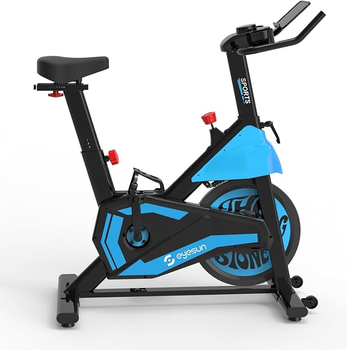 Exercise Bikes for Home,Indoor Cycling Bike with Adjustable Magnetic,Brake Pad Resistance Silent Belt Drive,330lbs Weight Capacity &Upgraded Version Seat for Home Cardio&Weight Loss