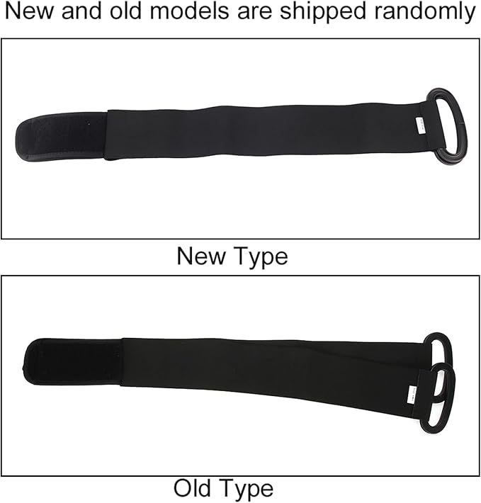 ZJchao Stretching Strap Yoga Strap, Foot Drop Fascitis Plantar Ankle Training Belt, Exercise Strap, Black, OK Cloth-GravixFit