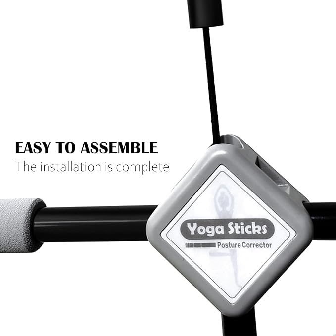 Back Straightener Posture Corrector|Yoga Stick Stretching Tool for Women and Men|Portable Posture Corrector Pole,Stretch Mobility Stick, Physical Workout Exercise Dowel-GravixFit