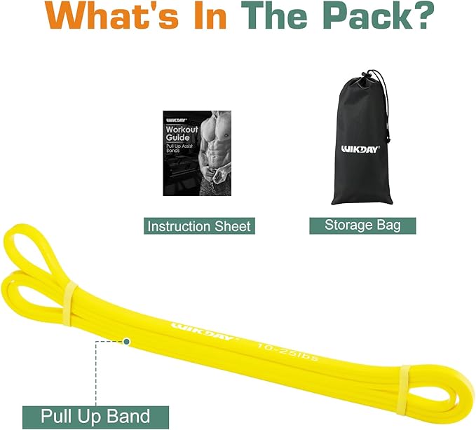 Resistance Bands for Working Out, Exercise Bands, Workout Bands, Pull Up Assistance Bands for Body Stretching Training Physical Therapy Muscle Training for Men & Women-GravixFit