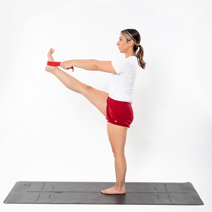 Yoga Strap - Adjustable D-Ring Buckle Yoga Belt for Pilates, Gym Workouts, and Physical Therapy | Improves Sitting Posture for Women & Men-GravixFit