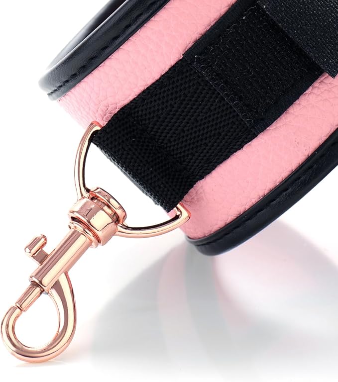 6pcs Black PU Adjustable Straps Sports Training Fitness Gear Home Yoga Set-GravixFit