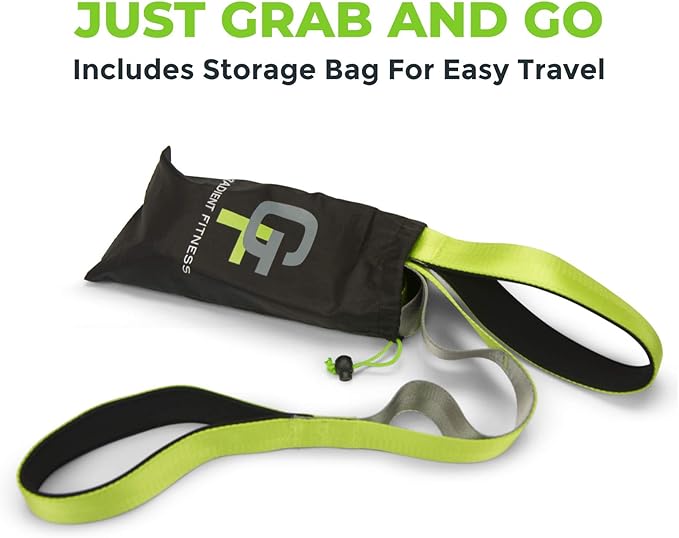 Gradient Fitness Stretching Strap for Physical Therapy, 12 Multi-Loop Stretch Strap 1.5" W x 8' L, Neoprene Handles, Physical Therapy Equipment, Yoga Straps for Stretching, Leg Stretcher.-GravixFit