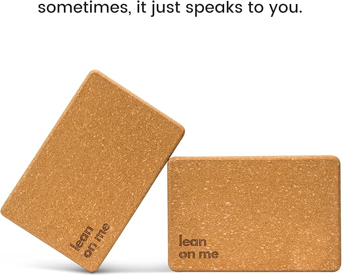 Premium Cork Yoga Blocks - Extra Large Yoga Block 2-Pack or Extra Tall 1-Pack for Inflexible Yogis | Natural, High-Density Cork for Superior Support & Stability | Optional Yoga Strap & Gift Box-GravixFit