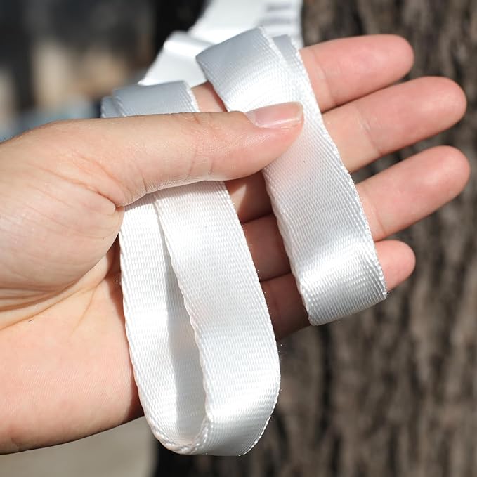 10PCS Nylon Daisy Chain Straps 23 KN for Aerial Yoga Hammock Swing Adjustable Aerial Silk Extender Hanging Rope for Aerial Yoga Belts 3.6FT 5.9FT Long-GravixFit