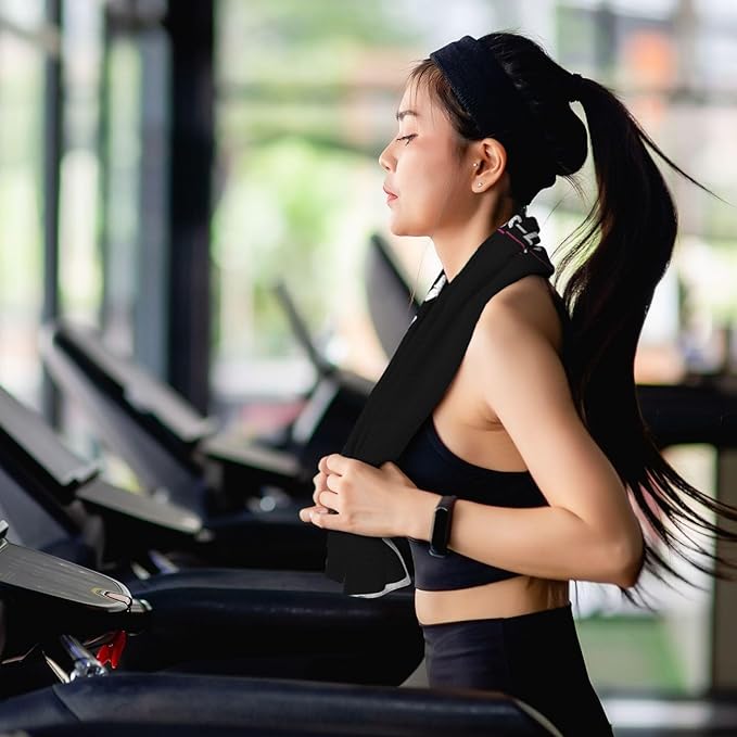 Custom 1-100PCS Cooling Sports Towel, Personalized Photo Logo Soft Cold Exercise Towel for Neck and Face Customized Quick-Drying Cooling Wrap Fitness Workout Sweat Towel 12"x40" (30)-GravixFit