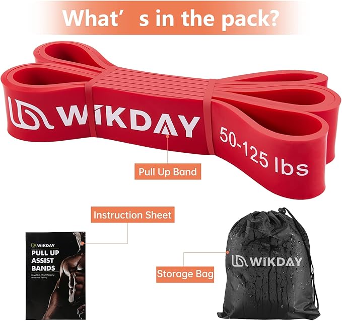 Resistance Bands for Working Out, Exercise Bands, Workout Bands, Pull Up Assistance Bands for Body Stretching Training Physical Therapy Muscle Training for Men & Women-GravixFit