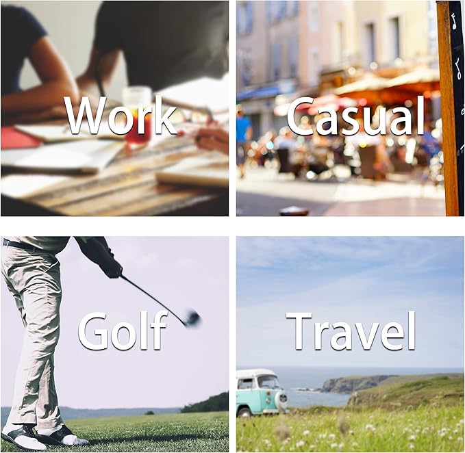 MAGCOMSEN Men's Polo Shirts 3 Buttons Casual Work T Shirts Quick Dry Short Sleeve Golf Shirt Pique Jersey Outdoor Performance-GravixFit