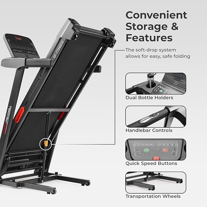 Sunny Health & Fitness Smart Wi-Fi Treadmills-GravixFit