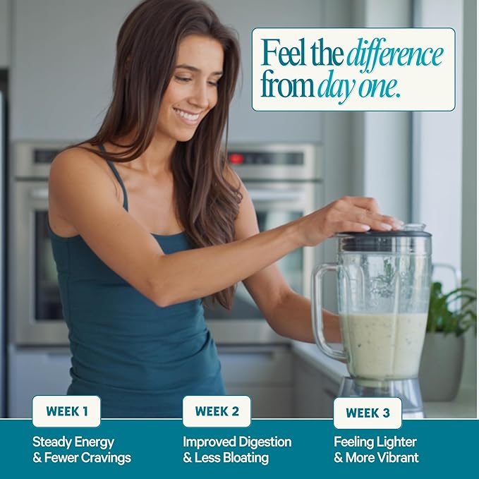 LyfeFuel All-in-One Essentials Nutrition Shake | Complete Meal Replacement Powder | 50+ Superfood Blend, 18g Plant- Based Protein - Vanilla, 24 Servings-GravixFit
