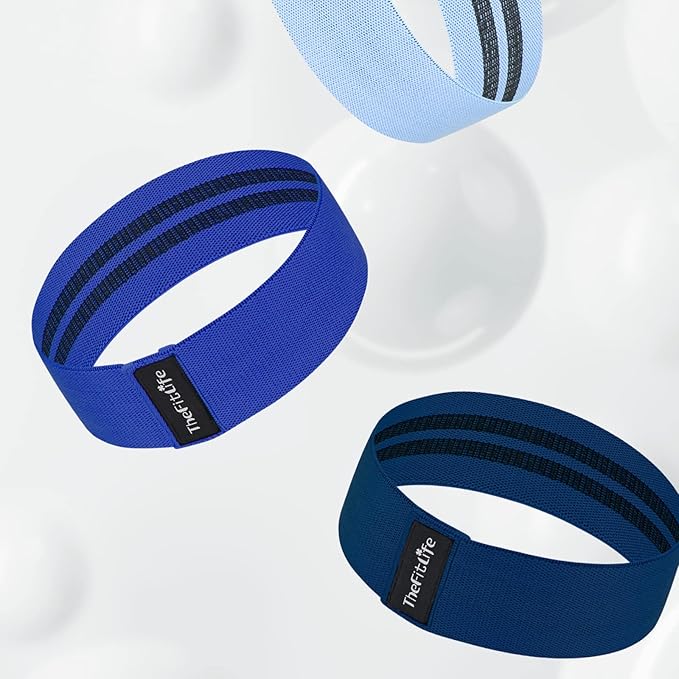 TheFitLife Resistance Exercise Bands for Women - Fabric Workout Bands for Booty, Hip, Glute, Leg, Thigh, Squat, Butt Lift Excersize and Fitness Loop Bands for Home Gym-GravixFit