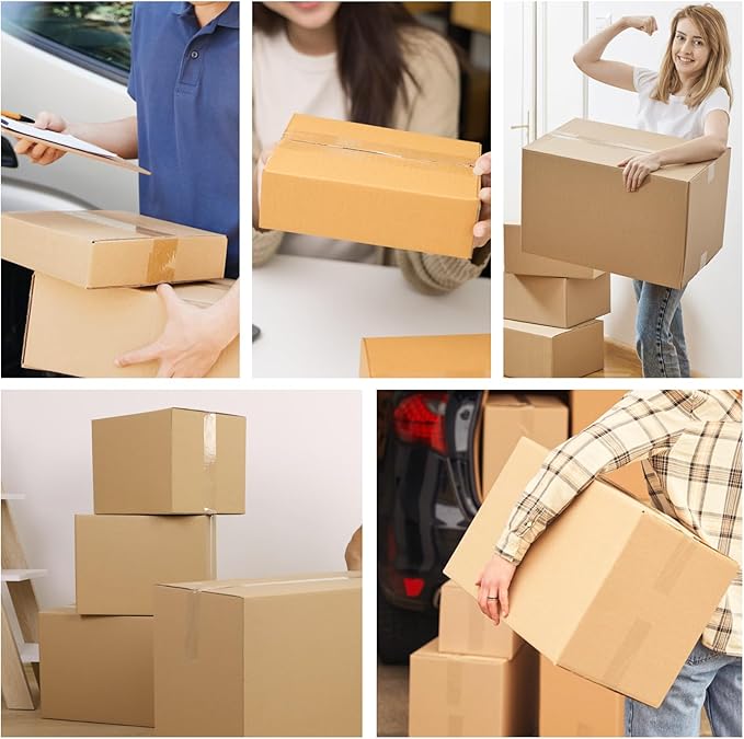 1.88 in x 66.6 YDs Clear Heavy Duty Packing Tape with Dispenser, Strong & Durable Shipping Tape, Packaging Tape, Packing Tape Dispenser for Packing Boxes, Moving Supplies, Shipping and Mailing-GravixFit