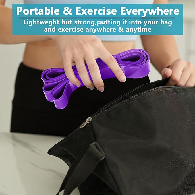 Resistance Bands for Working Out, Pull Up Assistance Bands, Exercise Workout Bands Set for Men Women, Stretch Bands for Physical Therapy, Muscle Training, Home Workouts-GravixFit