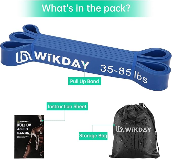 Resistance Bands for Working Out, Exercise Bands, Workout Bands, Pull Up Assistance Bands for Body Stretching Training Physical Therapy Muscle Training for Men & Women-GravixFit