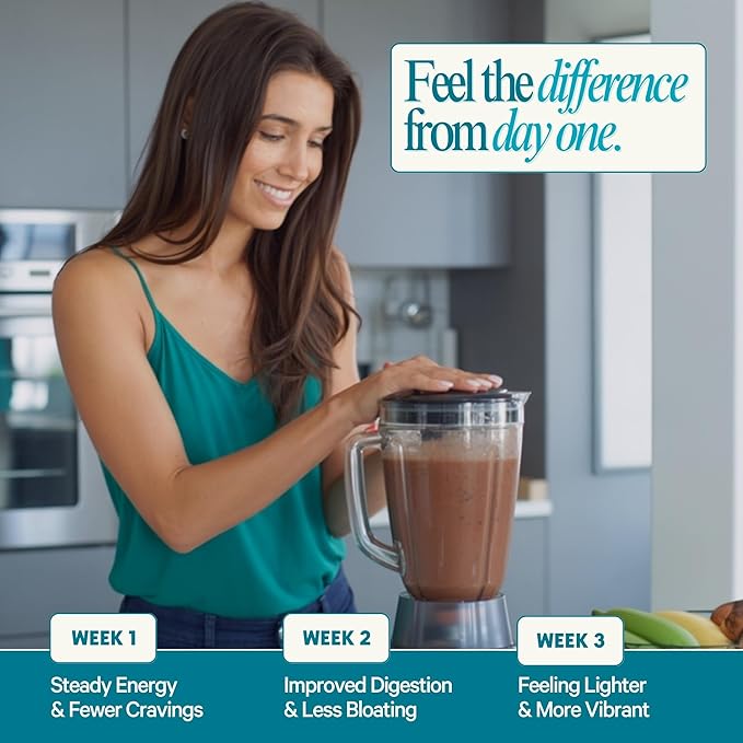 LyfeFuel All-in-One Essentials Nutrition Shake | Complete Meal Replacement Powder | 50+ Superfood Blend, 18g Plant-Based Protein - Chocolate, 24 Servings-GravixFit