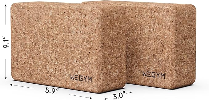 Yoga blocks with Anti-Slip, Comfortable Grip, Sturdy Sides for Secure Workouts at Home, for Yoga, and Pilate Training-GravixFit
