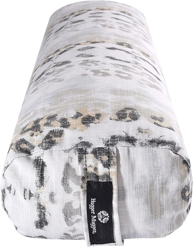 Hugger Mugger Junior Yoga Bolster - Narrower Profile, Very Firm, Great for Smaller Yogis, Heart-Opening poses or Under the Knees, Handmade in USA-GravixFit