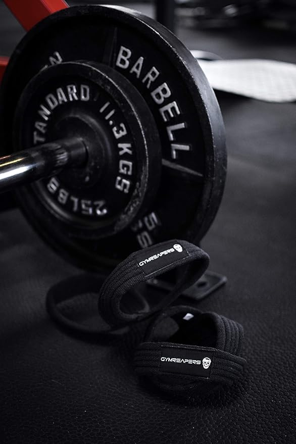 Gymreapers Figure 8 Lifting Straps For Deadlift, Powerlifting, Strongman, & Cross Training Strong Weightlifting Wrist Straps For Men, Women-GravixFit