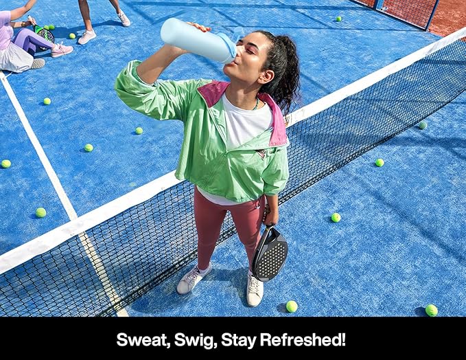 26 oz Insulated Water Bottle with 2-in-1 Straw and Spout Lid, Keep Cold 24H, Leak-Proof, Fits in Car Cup Holder, Stainless Steel Water Bottle for Sports, Travel, and School (Dark Knight)-GravixFit