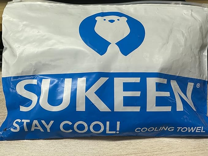 Sukeen 10 Pack Cooling Towels (40"x12") for Sweat, Quick-Drying Neck Cooling Wraps, Soft Breathable Cooling Towels for Neck and Face, Chilly SportsTowel for Yoga, Sport, Running, Workout-GravixFit