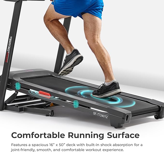 Sunny Health & Fitness Smart Wi-Fi Treadmills-GravixFit