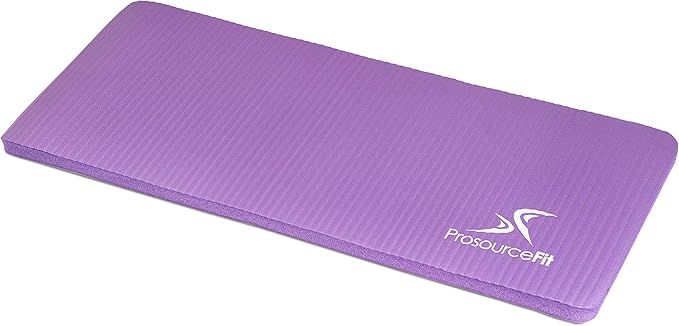 ProsourceFit Extra Thick Yoga Knee Pad and Elbow Cushion 15mm (5/8”) Fits Standard Mats for Pain Free Joints in Yoga, Pilates, Floor Workouts-GravixFit