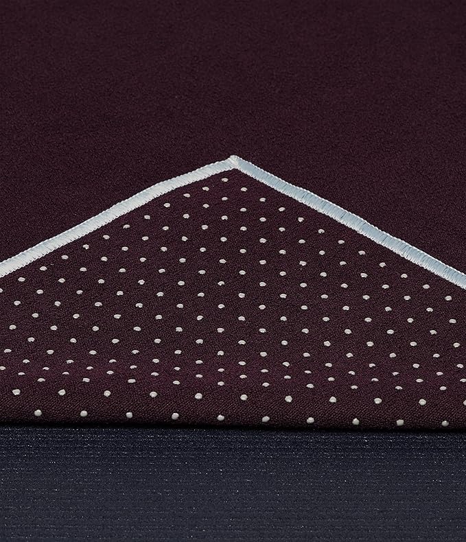 Manduka Yogitoes Yoga Towel – Rubber Grip Dots Non-Slip Bottom, Quick Dry Fitness Towel for Hot Yoga, Pilates, Exercise-GravixFit