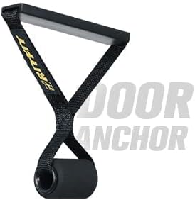 RitFit Single Resistance Exercise Band with Comfortable Handles - Ideal for Physical Therapy, Strength Training, Muscle Toning - Door Anchor and Starter Guide Included-GravixFit