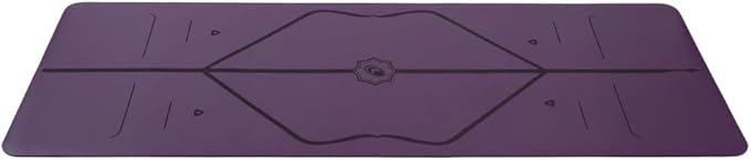 Liforme Original Yoga Mat – Free Yoga Bag Included - Patented Alignment System, Warrior-like Grip, Non-slip, Eco-friendly, sweat-resistant, long, wide, 4.2mm thick mat for comfort-GravixFit