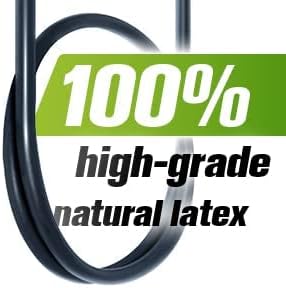 RitFit Single Resistance Exercise Band with Comfortable Handles - Ideal for Physical Therapy, Strength Training, Muscle Toning - Door Anchor and Starter Guide Included-GravixFit