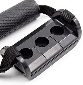 RitFit Single Resistance Exercise Band with Comfortable Handles - Ideal for Physical Therapy, Strength Training, Muscle Toning - Door Anchor and Starter Guide Included-GravixFit