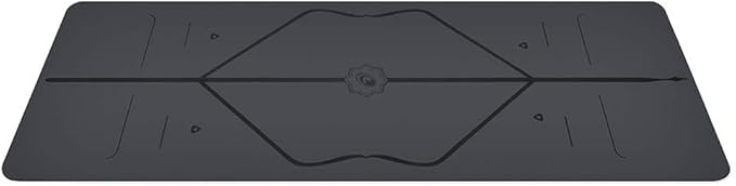 Liforme Original Yoga Mat – Free Yoga Bag Included - Patented Alignment System, Warrior-like Grip, Non-slip, Eco-friendly, sweat-resistant, long, wide, 4.2mm thick mat for comfort-GravixFit