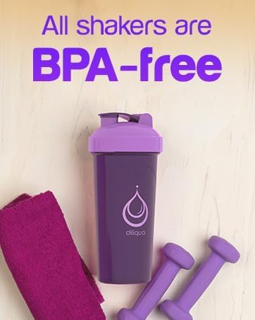 1 PACK, 24 oz Shaker Bottle with Powerful Wire Whisks for Protein Mixes | Leakproof Blender Shaker Bottle (Black)| BPA-Free & Dishwasher Safe | Shaker Cup for Protein Shakes-GravixFit