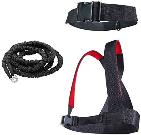 YNXing Dynamic Resistance Trainer for Resistance Training to Improve Strength, Power, and Agility 5m/2m Elastic Cord Set-GravixFit