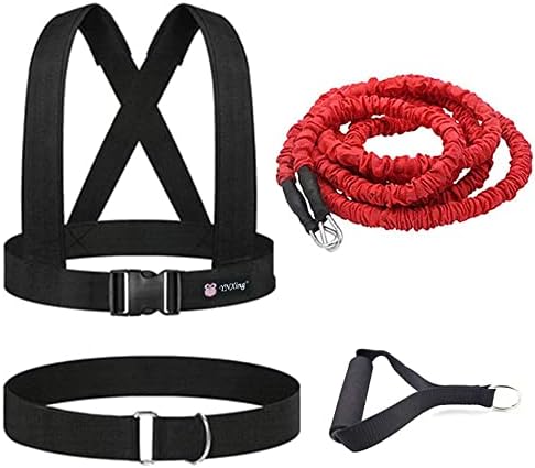 YNXing Resistance Training Rope Explosive Force Bounce Physical Training Resistance Rope Improving Speed, Stamina and Strength-GravixFit