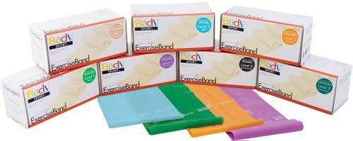 BodySport® Exercise Band, 5 in. x 6 yd. - Professional Resistance Bands for Home Fitness & Gym Exercises - Workout & Rehab Equipment-GravixFit