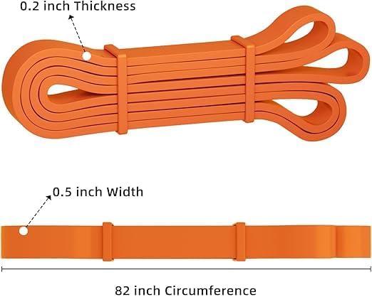 Resistance Bands Set with Carrying Bag, 4 Color-Coded Pull Up Assistance Bands for Exercise, Workout, Fitness-GravixFit