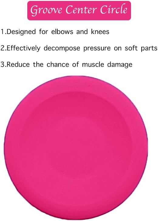 Silicone disc yoga anti-slip mat, fitness sports knee and elbow pads disc mat(Light Blue)-GravixFit