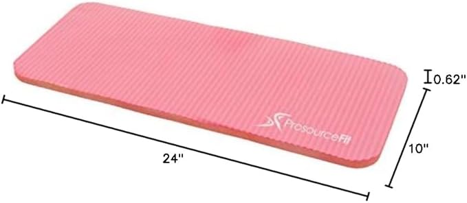 ProsourceFit Extra Thick Yoga Knee Pad and Elbow Cushion 15mm (5/8”) Fits Standard Mats for Pain Free Joints in Yoga, Pilates, Floor Workouts-GravixFit
