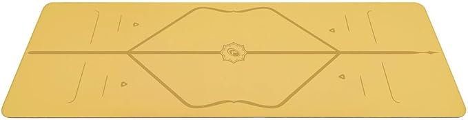 Liforme Original Yoga Mat – Free Yoga Bag Included - Patented Alignment System, Warrior-like Grip, Non-slip, Eco-friendly, sweat-resistant, long, wide, 4.2mm thick mat for comfort-GravixFit